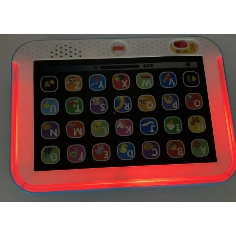 Fisher Price Laugh Learn Smart Stages Tablet Multicolor Learning Toy Works Great